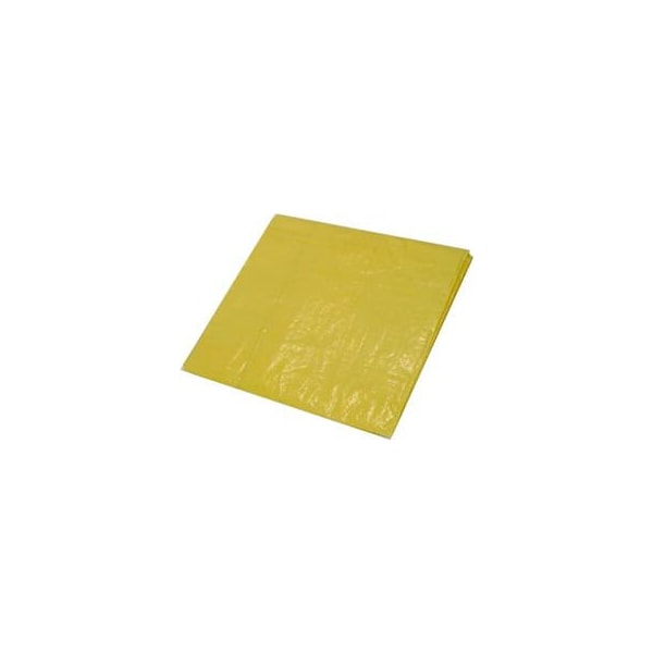 Light Duty Tarp, High Visibility Yellow, High-Density Polyethylene